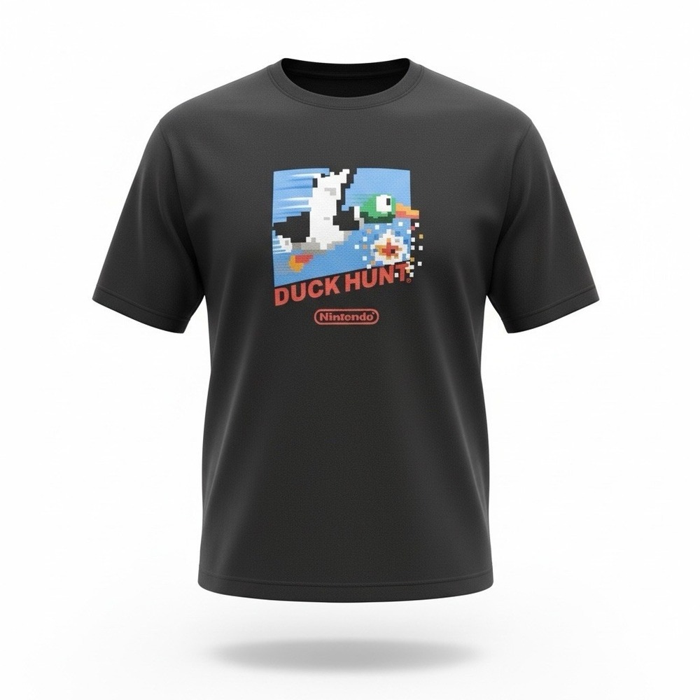 Vintage y2k super nintendo duck hunt dated 2003 Large‎ gamer Geek/Nerd T Shirt - Picture 2 of 6